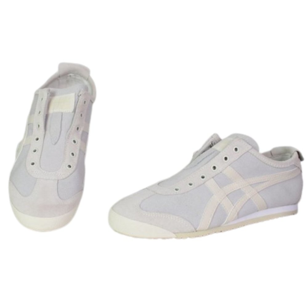 Onitsuka Tiger Mexico 66 1183A042 Cream/Oatmeal Slip-On Sneakers Men 5 Women 6.5